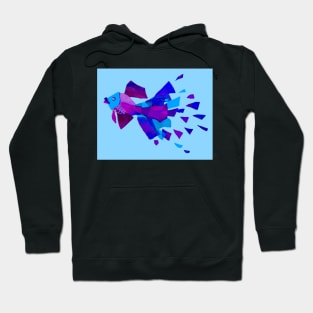 Splish-Splash ~ Blue and Purple Hoodie